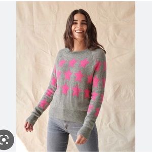 White + Warren Cashmere Intarsia Sweater